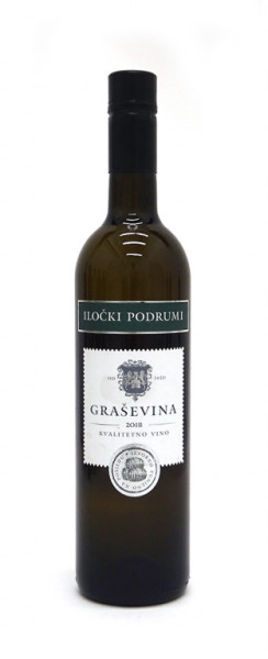 Graševina - bílé chorvatské víno suché - Iločki Podrumi - 0.75L