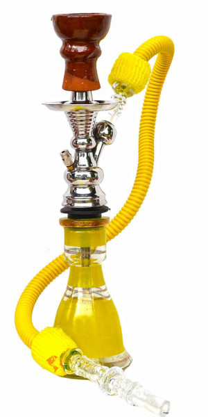 Vodní dýmka 36 cm, TopMark Anat žlutá