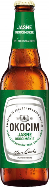 Okocim jasné piwo 5.2% - polské pivo - 0.5L
