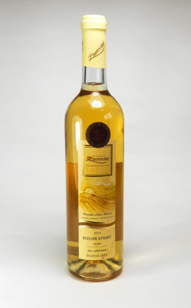Ryzlink rýnský - pozdní sběr - suché - 12% - Zborovský 0.75 l