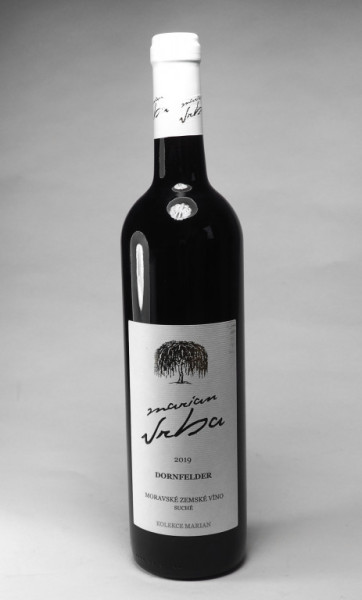 Dornfelder - moravsko zemské červené suché 10,5%  - vinařství Vrba - 0.75 l