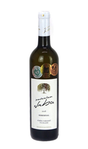Hibernal - výběr z hroznů bílé polosladké 12,0% - vinařství Vrba - 0.75 l