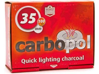 Samozapalovací uhlíky Carbopol - 35mm (pack) - svět dýmek
