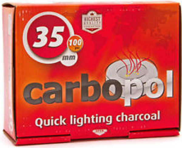 Samozapalovací uhlíky Carbopol - 35mm (pack) - svět dýmek