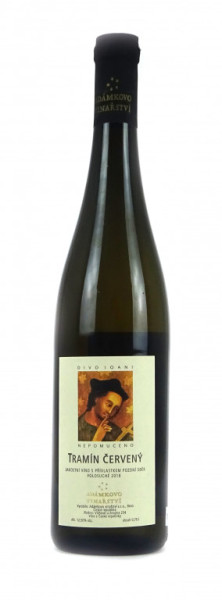 Tramín červený - pozdní sběr - polosuché 11,0% - vinařství Adámkovo - 0.75 l