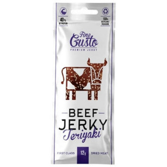 BEEF JERKY teriyaki - sušené maso - 12g