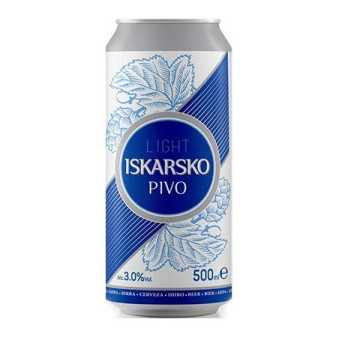 Iskarsko 3.0% - bulharské pivo - plech - 0.5L