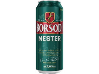 Borsodi Mester 5.0% - plech -  0.5L maďarské pivo
