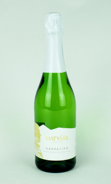 Matyšák - Karpatian - bílé šumivé víno - 12,5% - suché - 0.75L