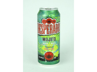 Desperados Mojito - speciální světlé ochucené pasterizované 5.9% -plech - Holandsko - 0.5L