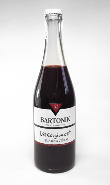 Mošt višeň - vinařství Bartoník - 0.75L