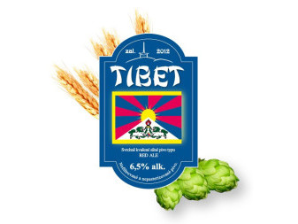 Tibet - red ale 7.3% - červený ležák - Beskydský pivovárek 1,5L