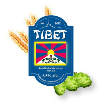 Tibet - red ale 7.3% - červený ležák - Beskydský pivovárek 1,0L