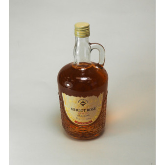 Merlot rosé gemma - růžové polosladké 11,5% - Moldavsko - 1.0L