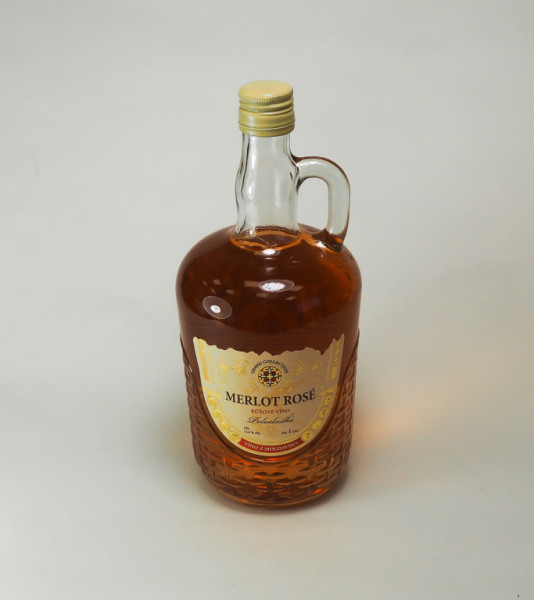 Merlot rosé gemma - růžové polosladké 11,5% - Moldavsko - 1.0L