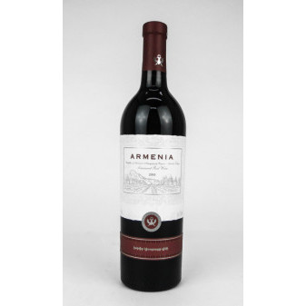 Armenia ReD semisweet - polosladké červené výběr z hroznů Areni oblast Ararat Vayots dzor vinařství 12,5% - Armenia wine factory Armenie - 0,75L