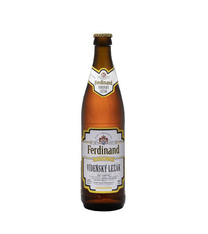 Ferdinand vídeňský ležák třísladový 12.8° - pivovar Ferdinad 0,5l sklo