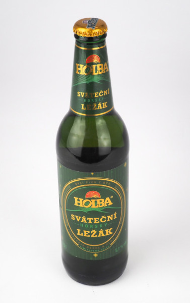 Holba sváteční ležák 12,5°- pivovar Holba 0,5l sklo