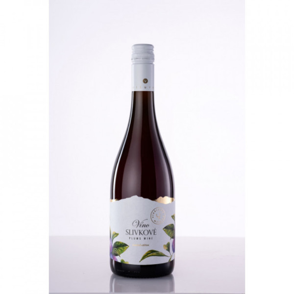 Švestkové víno - ovocné víno - vinařství Miluron - 0.75L