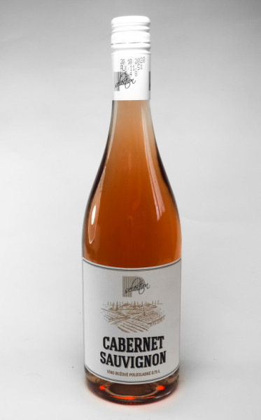 Cabernet sauvignon Rosé - selection - růžové polosladké 11,5% -vinařství Ščepán - 0.75L