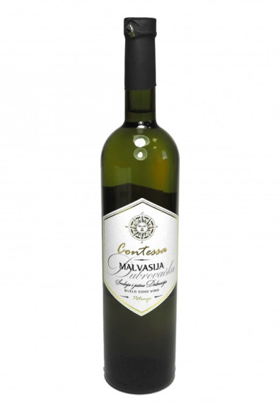 Malvasija Contessa Dubrovačka - bílé suché víno 13,0% - Madirazza - chorvatské víno - 0.75 l
