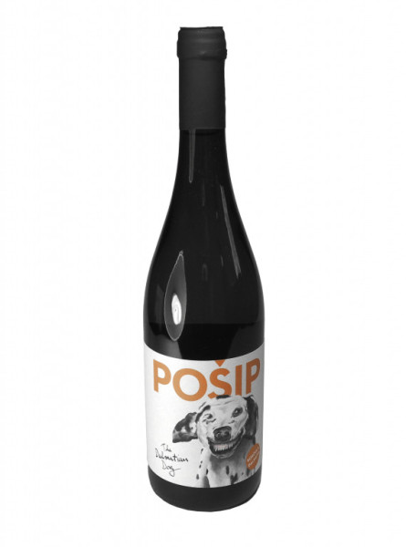 Pošip Dalmatian Dog - bílé suché víno - vinařství Smokvica - Korčula - chorvatské víno - 0.75L