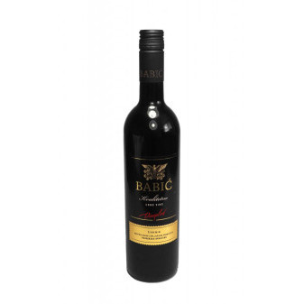 Babić Vinoplod Šibenik - červené suché víno 13,0% - vinařství Vinoplod - chorvatské víno - 0.75L