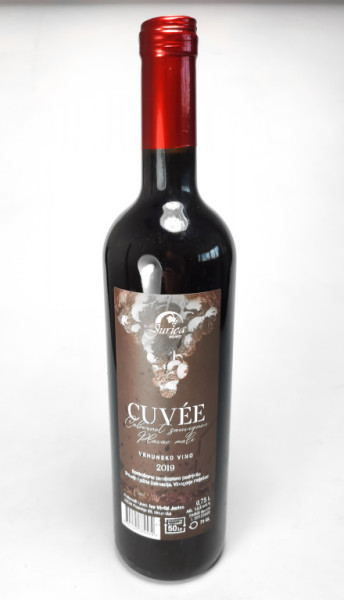 Cuveé - Cabernet sauvignon - Plavac mali - červené suché víno Vrhunsko- Jurica - chorvatské víno - 0.75 l