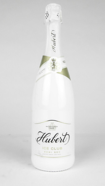 Hubert ICE CLUB - bílé šumivé víno polosuché 12,5%  - 0.75L