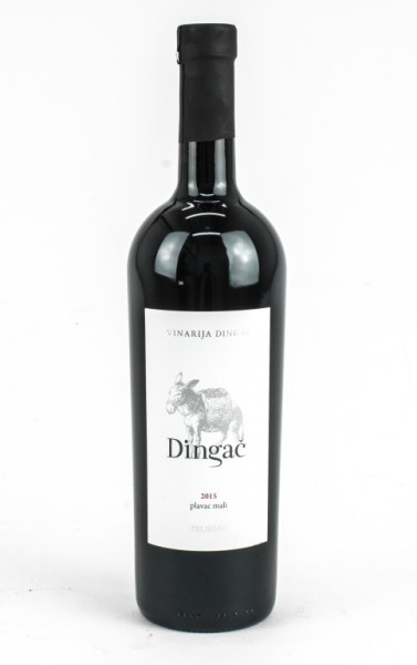 Dingač - víno červené 0.75l - vinařství PZ Dingač, poloostrov Pelješac - Potomje