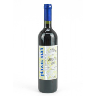 Plavac - víno červené 14.5% 0.75l - vinařství Antičevič, poloostrov Pelješac - Postup