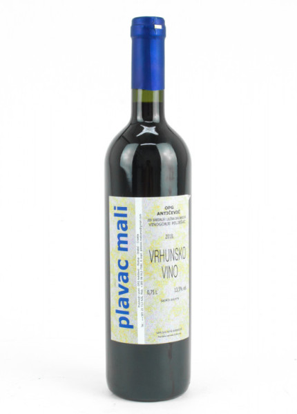 Plavac - víno červené 14.5% 0.75l - vinařství Antičevič, poloostrov Pelješac - Postup