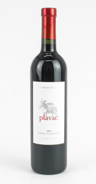 Plavac - víno červené12.5% - 0.75l - vinařství PZ Dingač, poloostrov Pelješac - Potomje