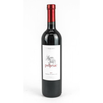 Pelješac - víno červené 12,5% - 0.75l - vinařství PZ Dingač, poloostrov Pelješac - Potomje