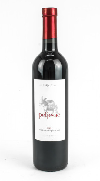 Pelješac - víno červené 12,5% - 0.75l - vinařství PZ Dingač, poloostrov Pelješac - Potomje