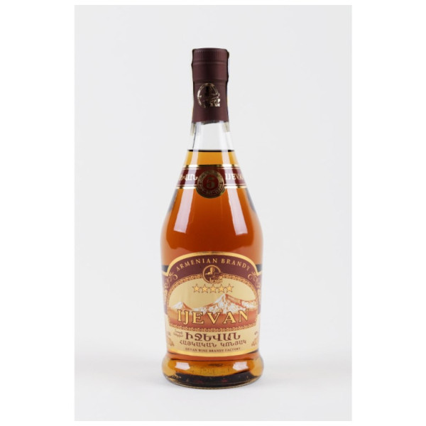 Ijevan brandy 5* - arménská brandy 40% - Ijevan wine - 0,5L