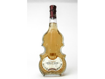 Stradivari Merlot rosé - růžové suché víno - Moldavsko - 0.75L