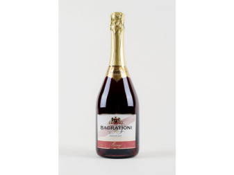 Bagrationi Rouge - přírodní polosladké červené šumivé víno - Gruzie - 0.75L