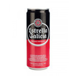 Estrella Galicia pivo 5.5% - světlý ležák- Španělsko - plech- 0.5L