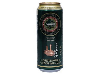 Eichbaum Pilsener pivo 4.8% - světlý ležák - Německo - plech - 0.5L