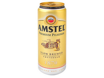 Amstel Premium Pilsner 5.0% - speciální světlé pivo - Holandsko - Plech - 0.5L