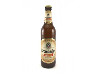 Krombacher Weisen pivo 5.3% - světlý pšeničný ležák - Německo - plech - 0.5L