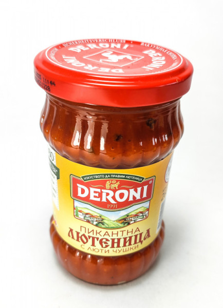 Deroni Ljutenica pikantí - Bulharsko - 270g