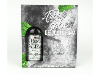 Ron Viejo De Caldas Roble Blanco 5* - kolumbijský rum 40% / shaker in gift box - Kolumbie - 0,70L