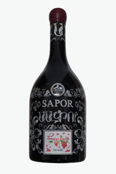 Ijevan Sapor pomegranate red dry wine - červené suché 12,0% - Ijevan wine - Arménie - 0.75L