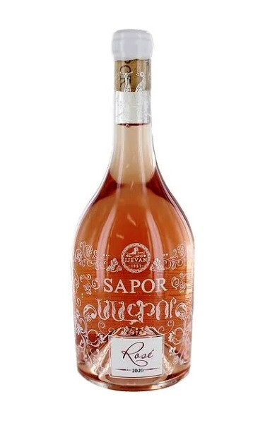 Ijevan Sapor rosé dry wine - růžové suché 12,5% - Ijevan wine - Arménie - 0.75L