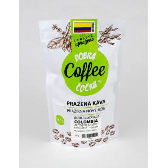 Káva - Colombia Antioquia Washed regional Excelso EP - pražírna Dobrá Čočka - 250g