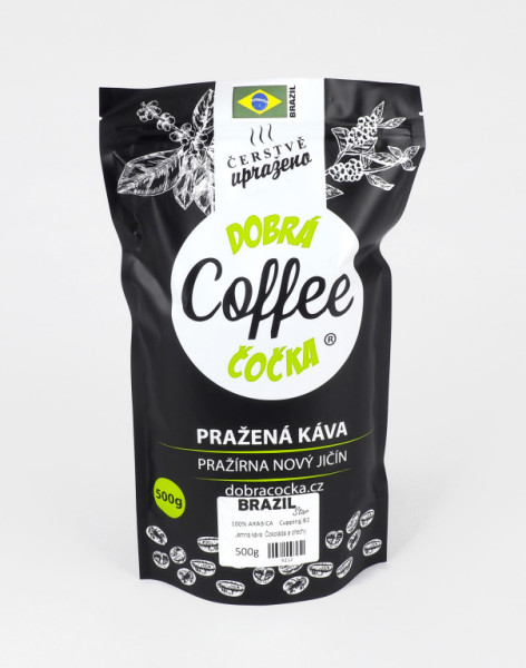 Káva - BRAZIL STAR - pražírna Dobrá Čočka - 500g