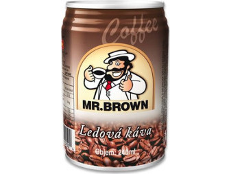 Káva MR. Brown classic - nápoj s mlékem a kávovým nálevem - King Car - 240 ml