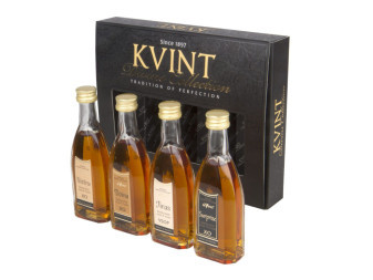 Brandy Kvint - speciální kolekce 6*-10* - Moldávie 40% - 4x0.05L